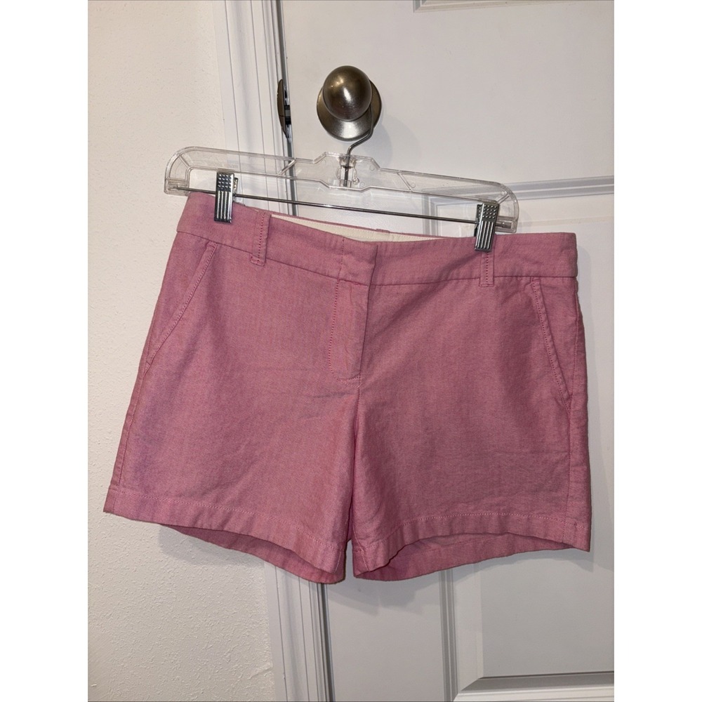 J. Crew Shorts Women's Size 6 City Fit Pink Chino Summer